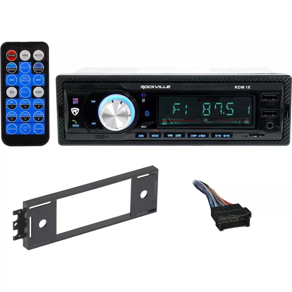 1-Din Digital Media Bluetooth AM/FM/MP3 USB/SD Receiver For 02-05 Hyundai Accent