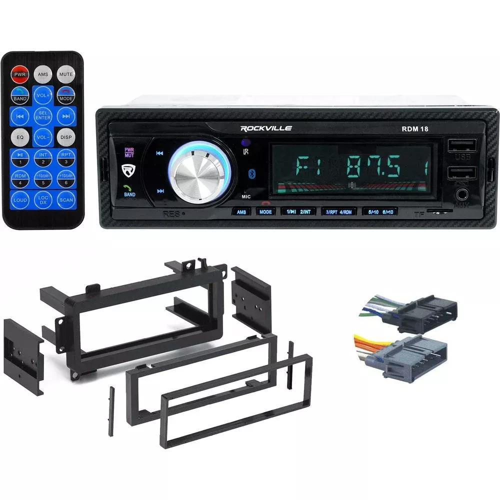 1-Din Digital Media Bluetooth AM/FM/MP3 USB/SD Receiver For 95-00 Dodge Avenger