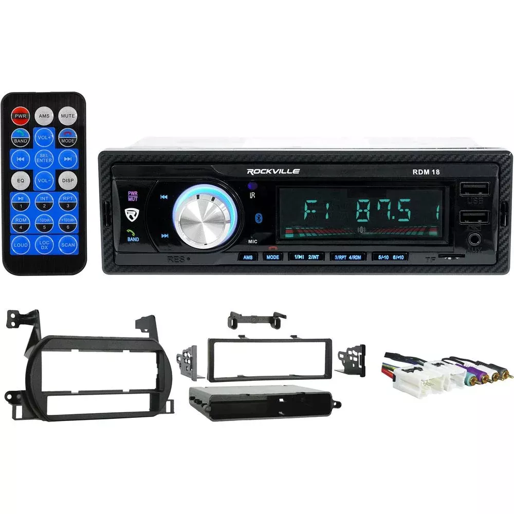 1Din Digital Media Bluetooth AM/FM/MP3/USB/SD Receiver For 02-04 Nissan Altima
