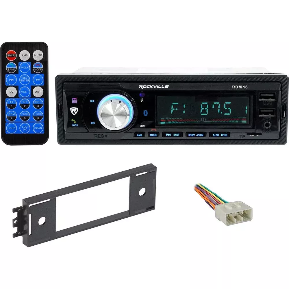 1Din Digital Media Bluetooth AM/FM/MP3 USB/SD Receiver For 96-00 Hyundai Elantra