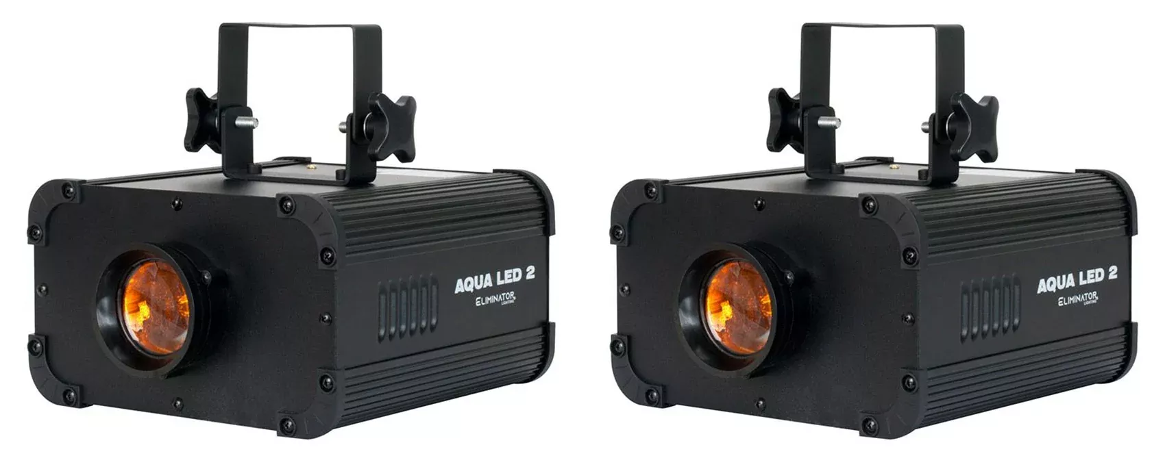 (2) American DJ Eliminator Aqua LED 2.0 COB Multicolor Water Flow Effect Lights