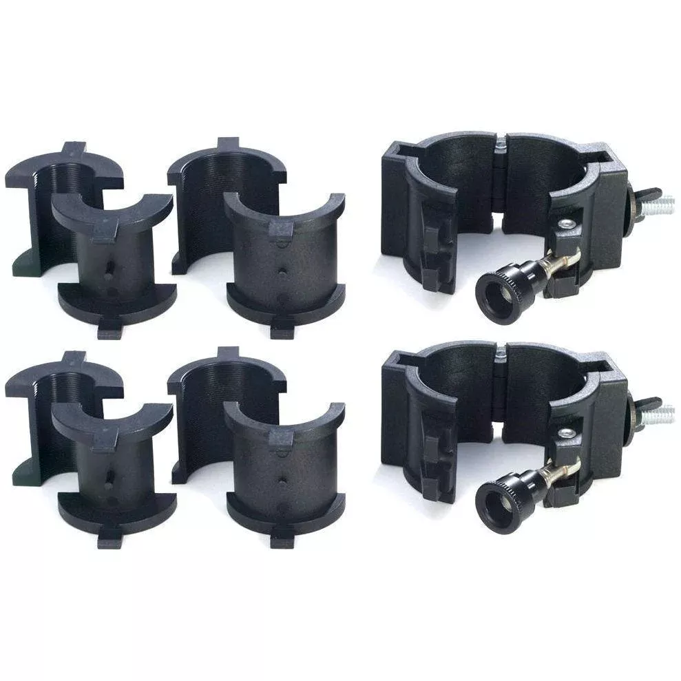 (2) Chauvet CLP10 CLP-10 360°Wrap Around "O" Clamps For Light Mounting