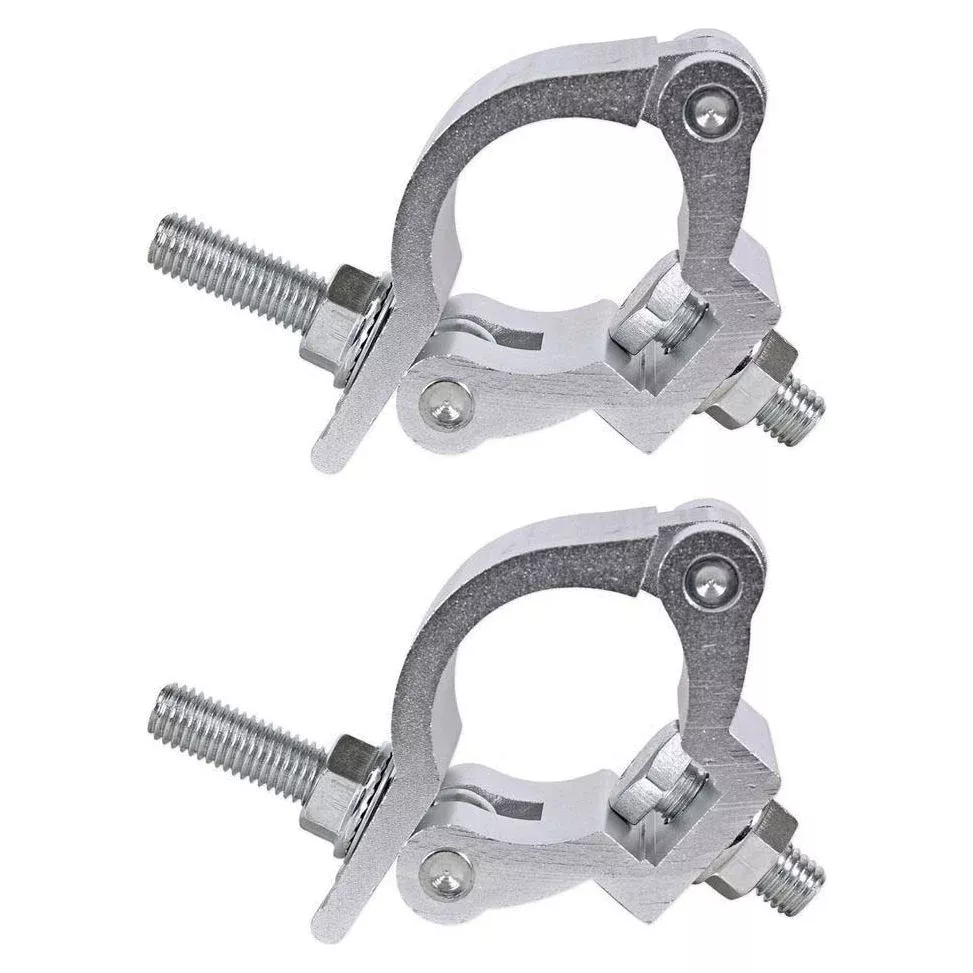 2) Chauvet CLP15 CLP-15 360° Wrap Around O Clamp Lighting Mounts Light Mounting