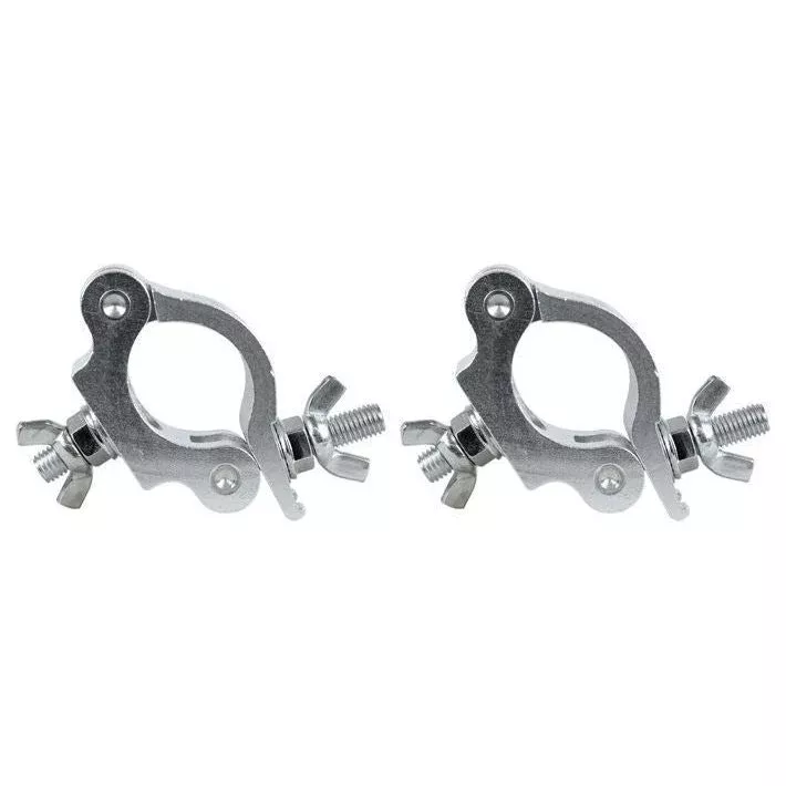 2) Chauvet DJ CLP-15N Narrow 360 Degree Lighting Clamp for 2" Truss Up To 330lb