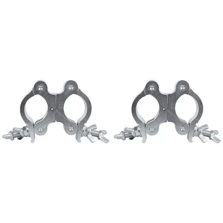 (2) Chauvet DJ CLP-25N Narrow Heavey-Duty Lighting Clamp for 2" Truss 550lb Load