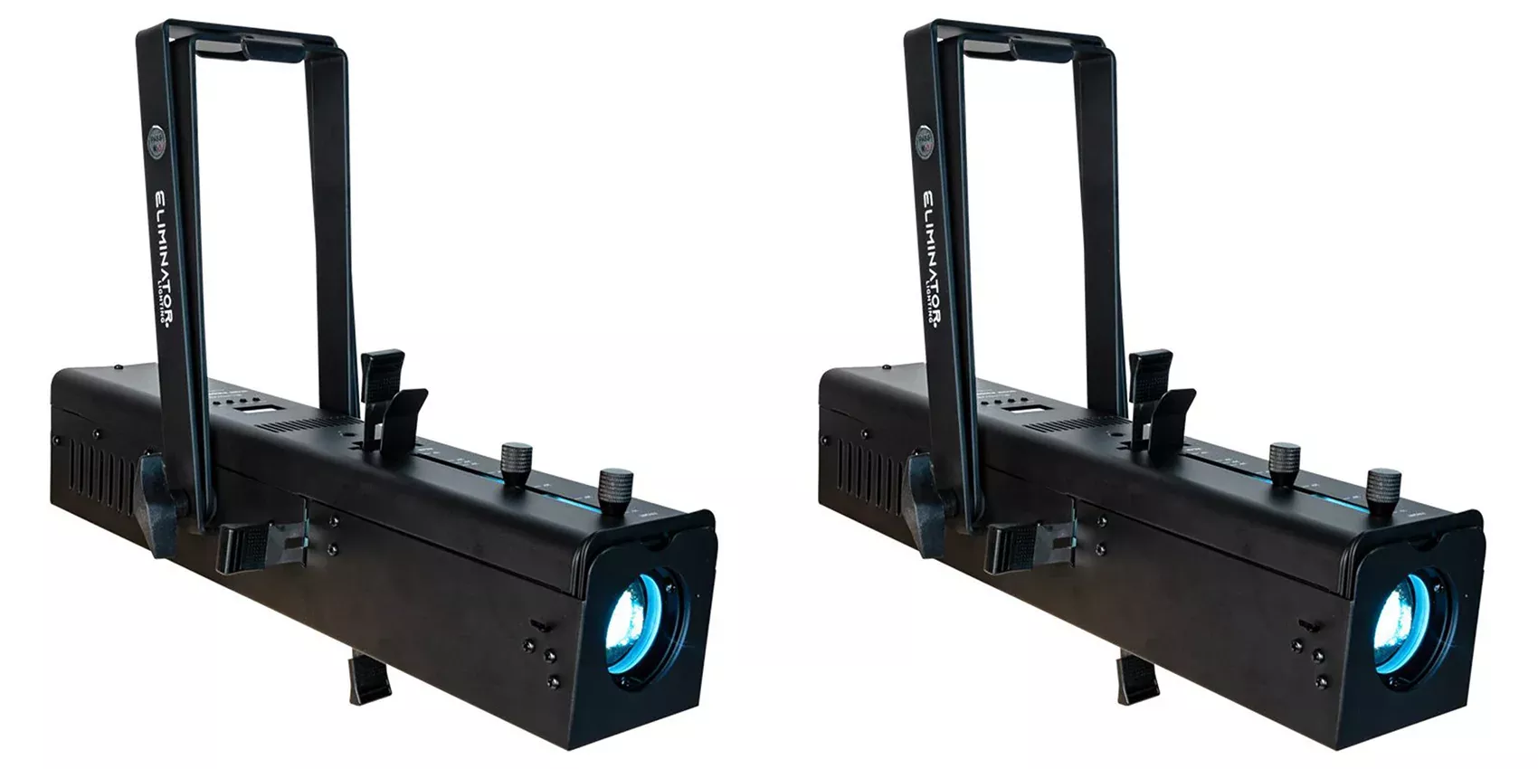 2 Eliminator American DJ IKON PROFILE Plus 40W White LED DMX RDM GOBO Projectors
