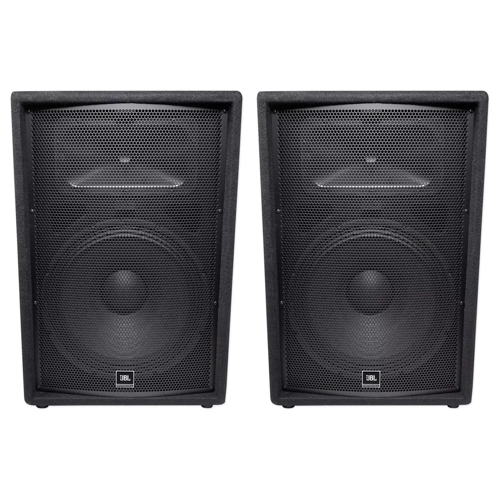 (2) JBL Pro JRX215 1,000 Watt 15" Inch 2-Way Passive DJ P/A Speakers Cabinets