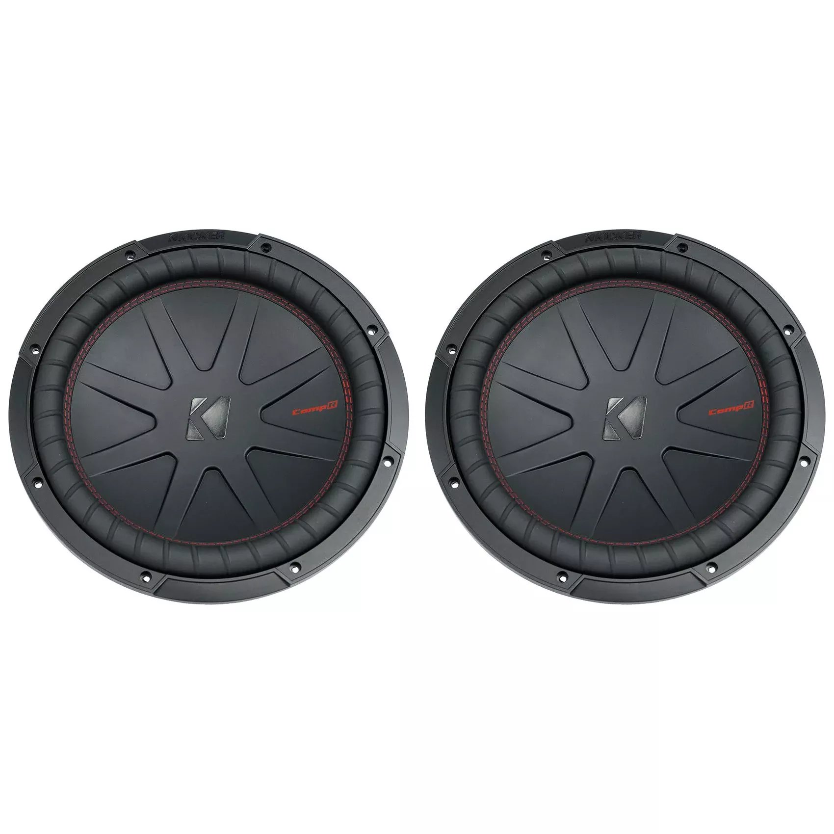 (2) Kicker 48CWR122 COMPR12 2000 Watt 12" Car Audio Subwoofers Subs CWR12-2