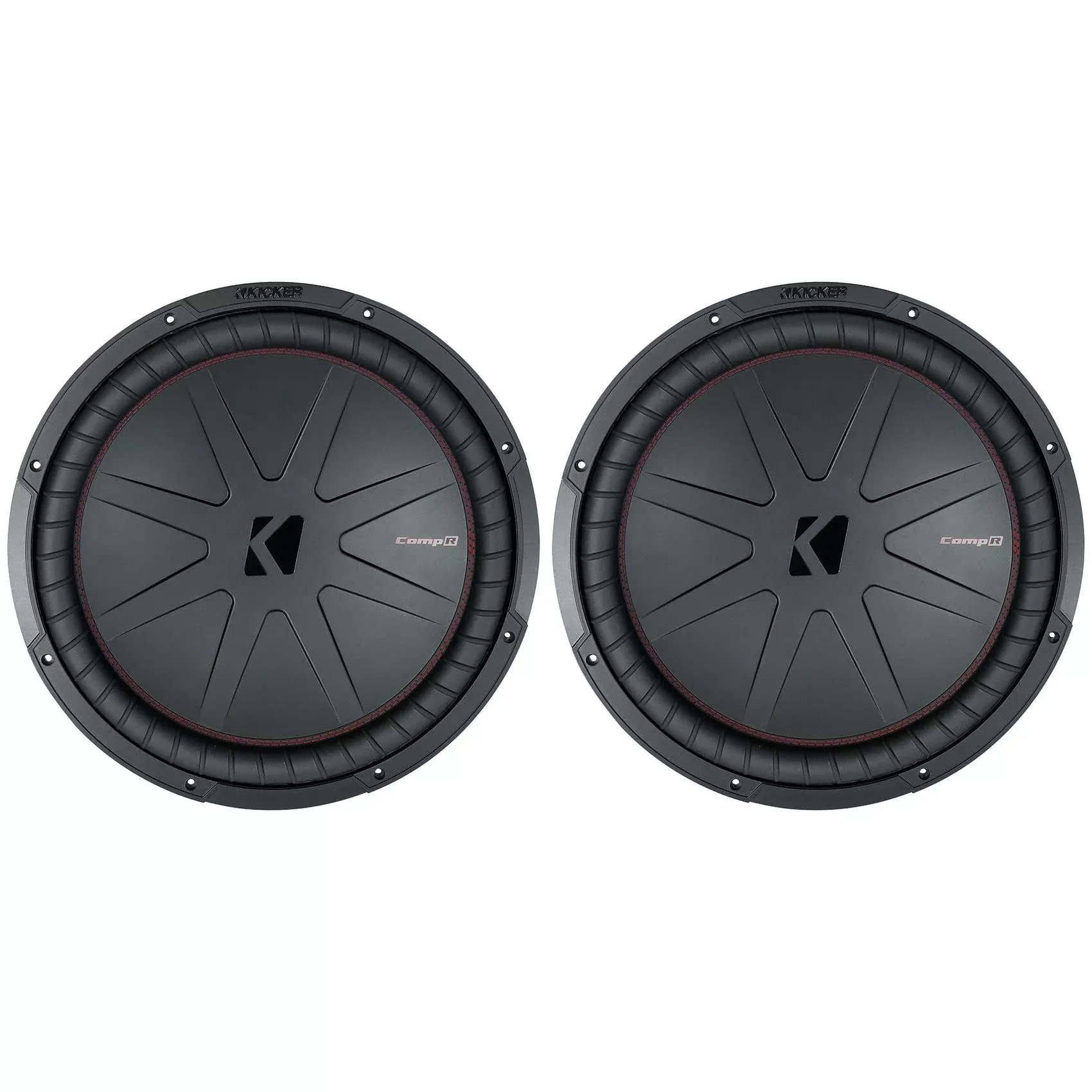 (2) Kicker 48CWR154 COMPR15 3200 Watt 15" Car Stereo Subwoofers Subs CWR15-4