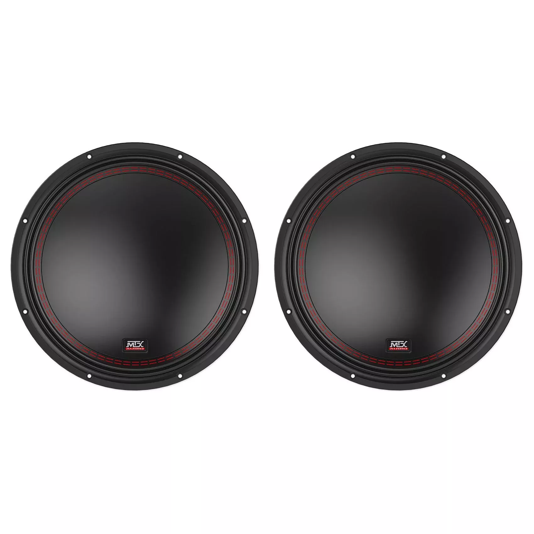 (2) MTX 5512-22 12" 1600 Watt Peak DVC 2-ohm Car Audio Subwoofers Subs