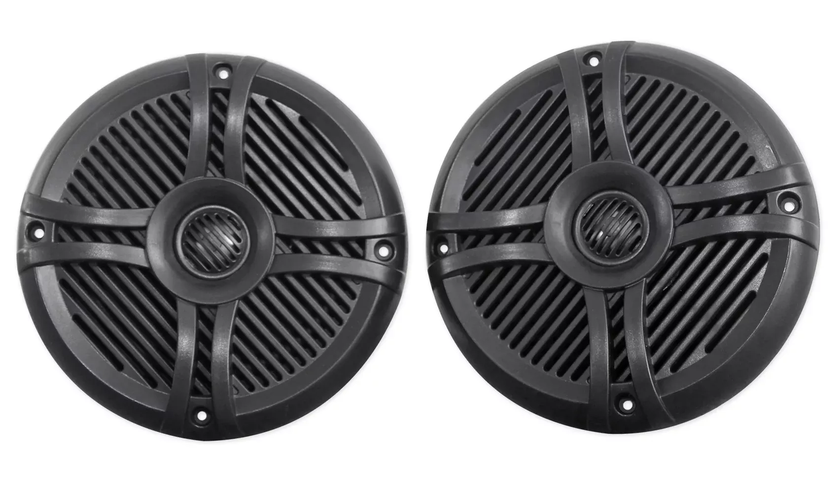 (2) Rockville RMSTS65B 6.5" 800 Watt Waterproof Marine Boat Speakers 2-Way Black