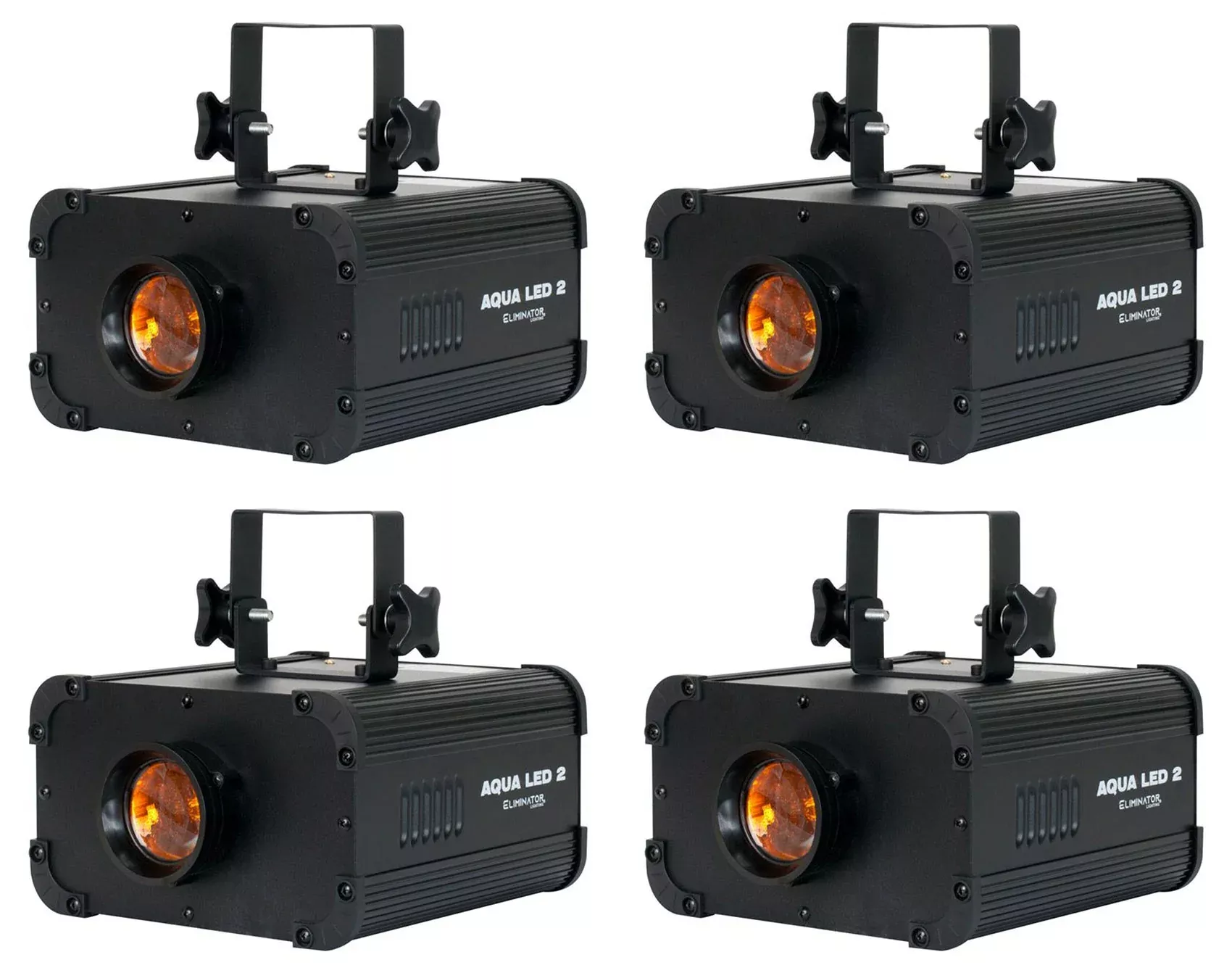 (4) American DJ Eliminator Aqua LED 2.0 COB Multicolor Water Flow Effect Lights