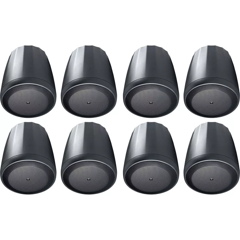 (8) JBL Control 65 P/T 5.25" 60w Black Pendant Speakers For Restaurant/Bar/Cafe