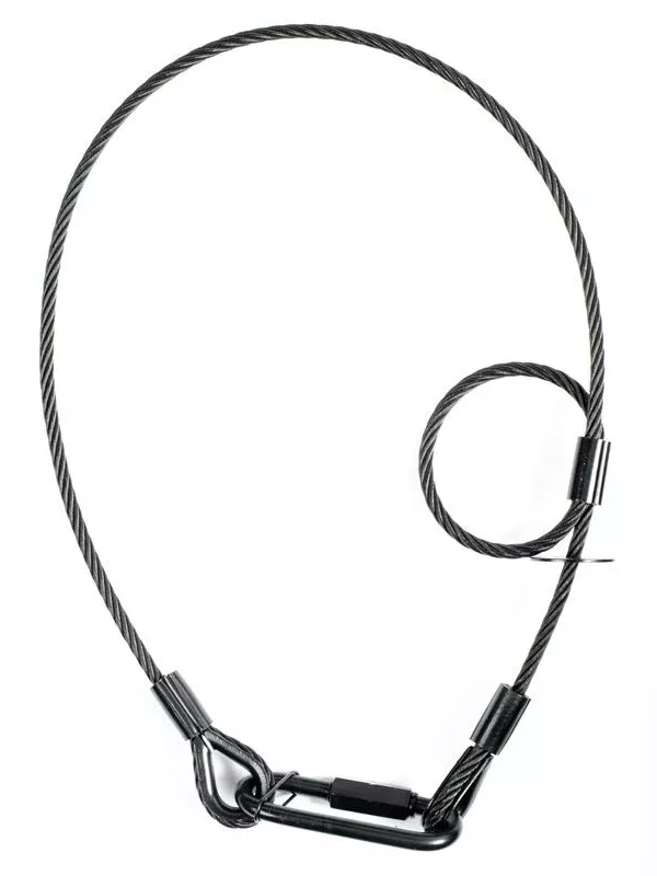Accu-Cable SC6B 31.5" Inch Black Safety Cable Up to 155 lbs.