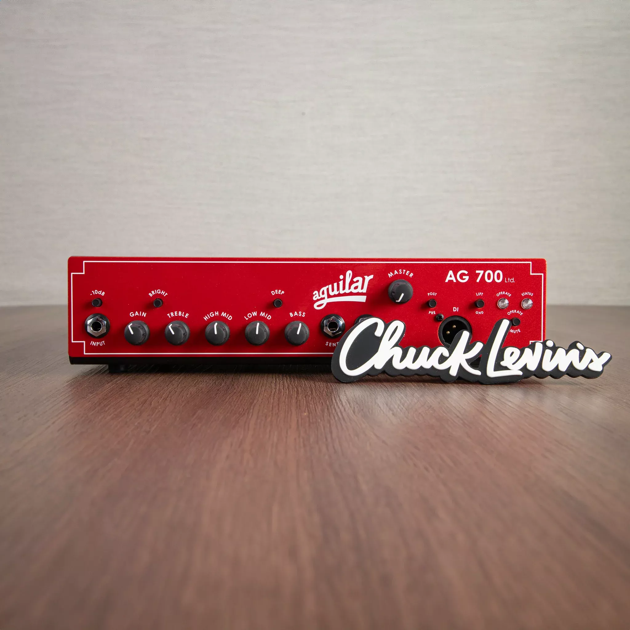 Aguilar Limited Edition AG 700 700-Watt Bass Amplifier Head - Firehouse Red