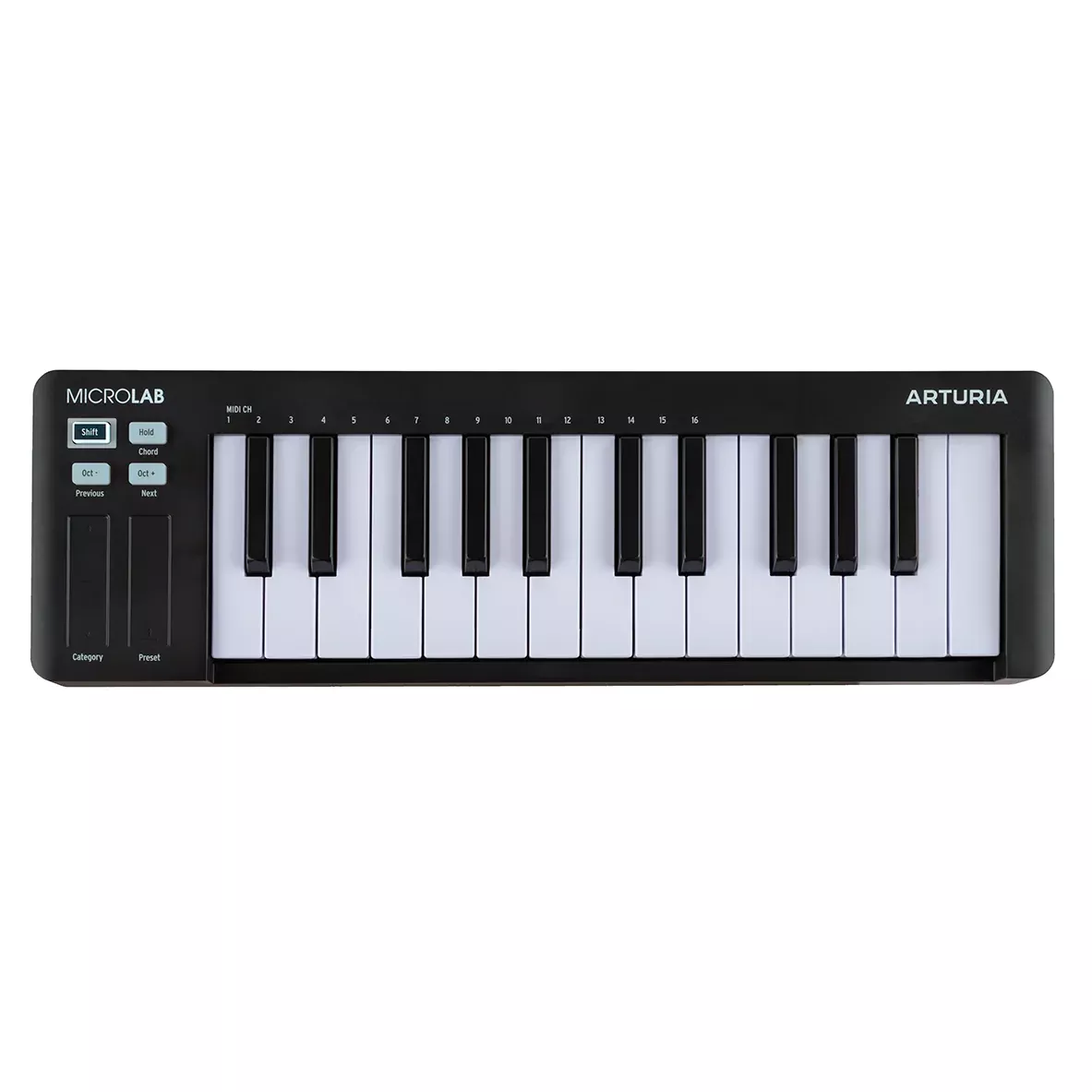 Arturia Microlab Mk3 Midi Controller - Black