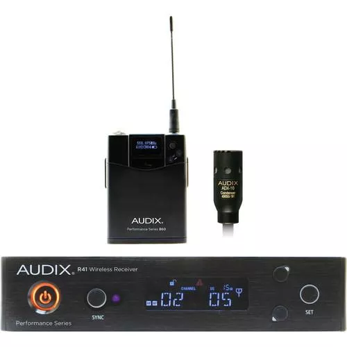 AUDIX AP41L10A - Audix AP41L10A Bodypack And Lavalier Wireless System