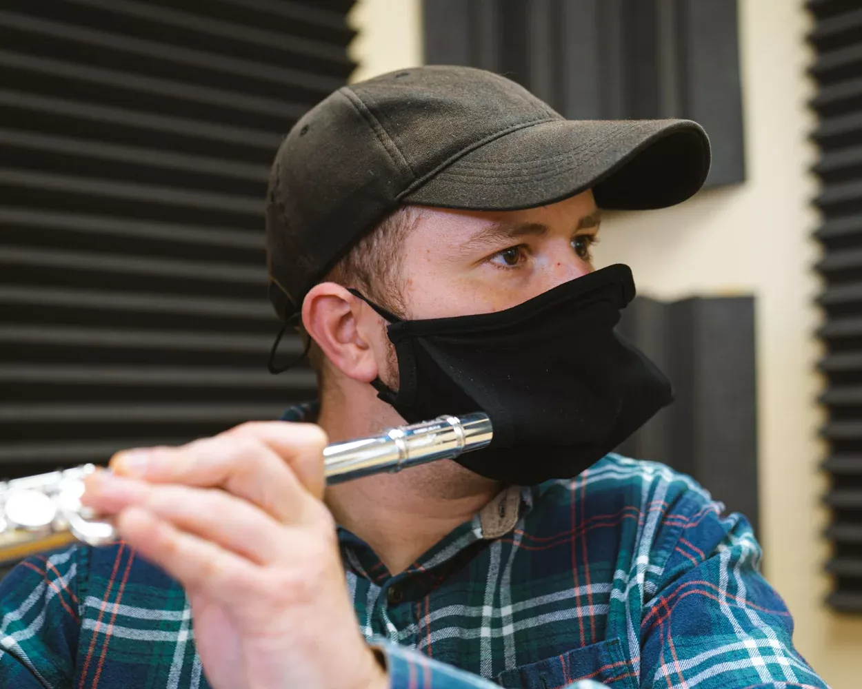 Bell Barrier Flute Face Mask - Black