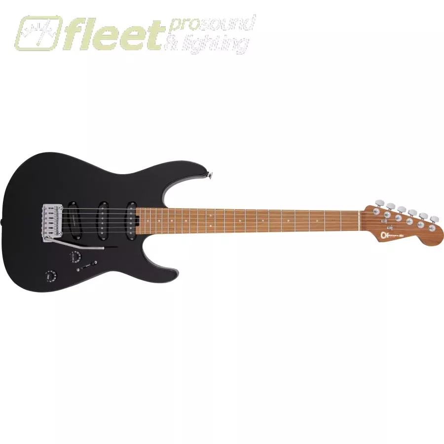 Charvel Pro-Mod DK22 SSS 2PT CM, Caramelized Maple Fingerboard Guitar - Gloss Black (2969026503)