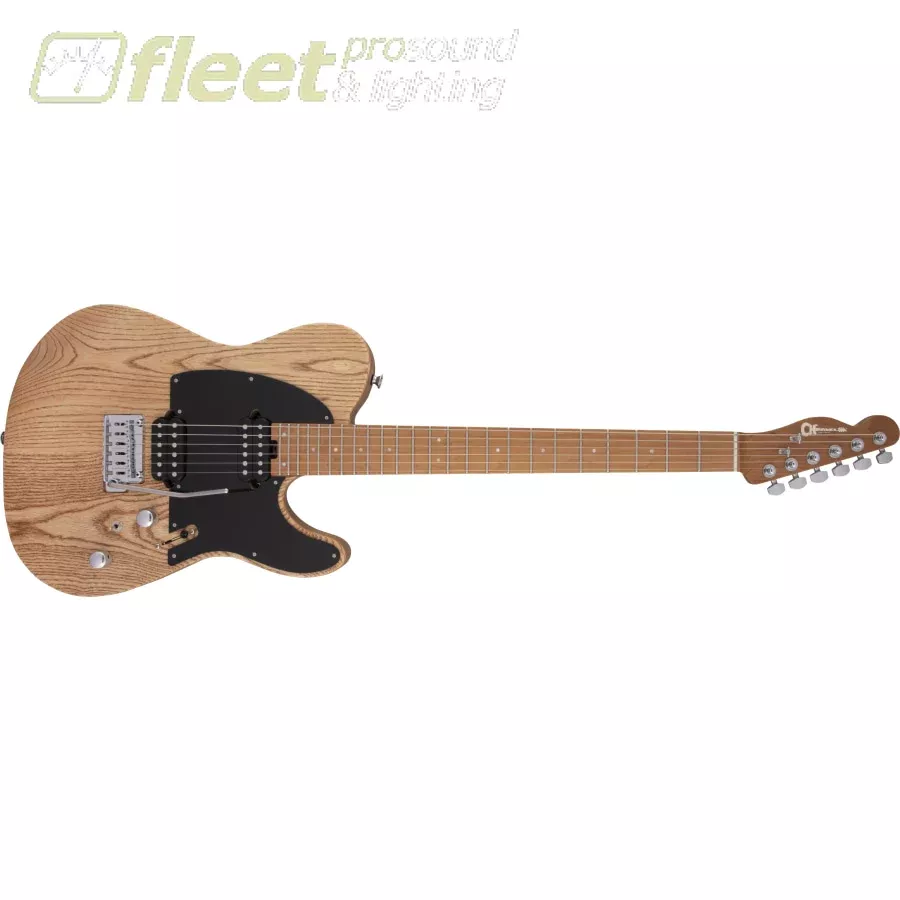 Charvel Pro-Mod So-Cal Style 2 24 HH 2PT CM Ash, Caramelized Maple Fingerboard Guitar - Black Ash (2966511503)