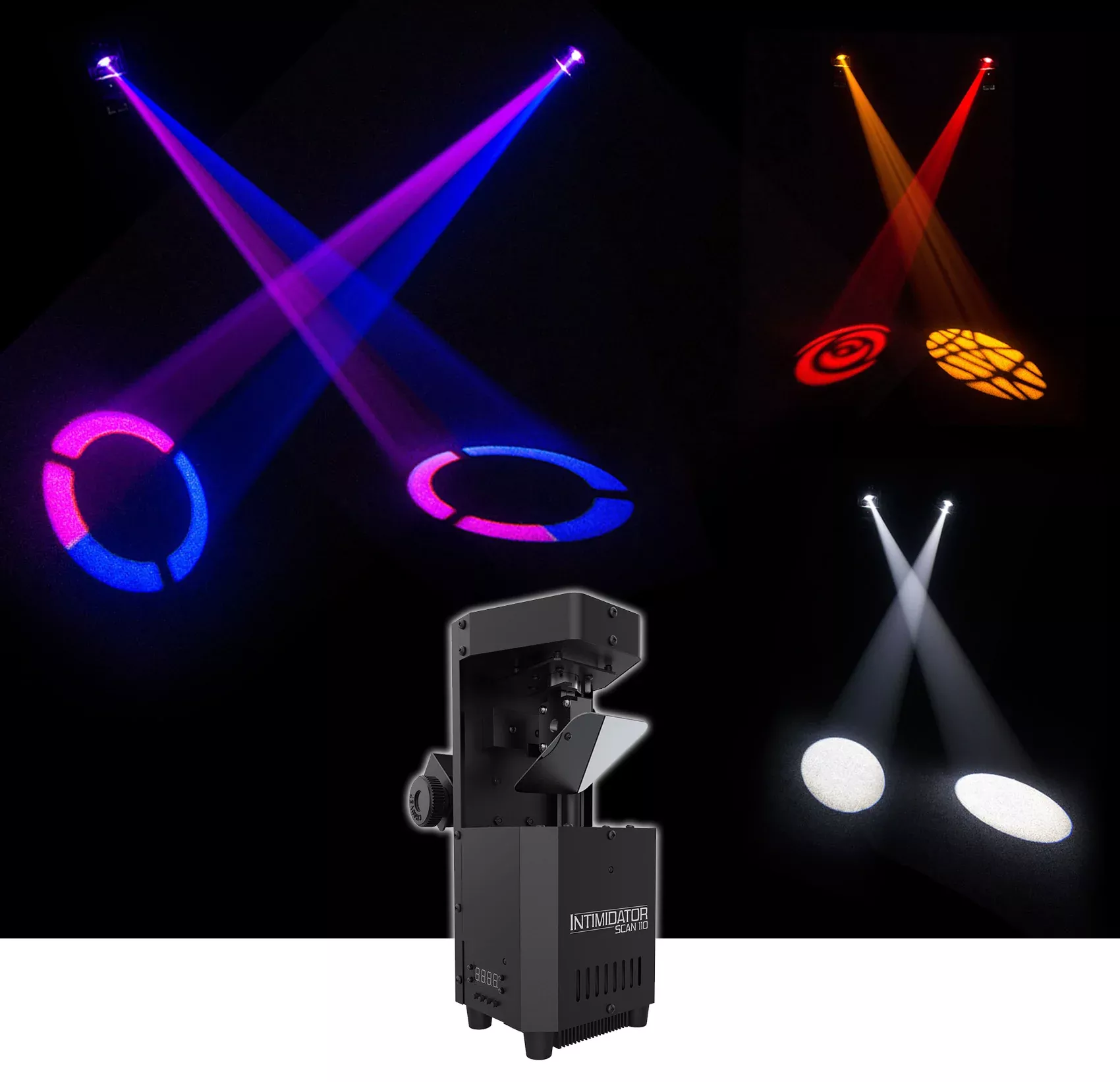Chauvet Intimidator Scan 110 Compact LED Scanner Dance Floor Party Effect Light