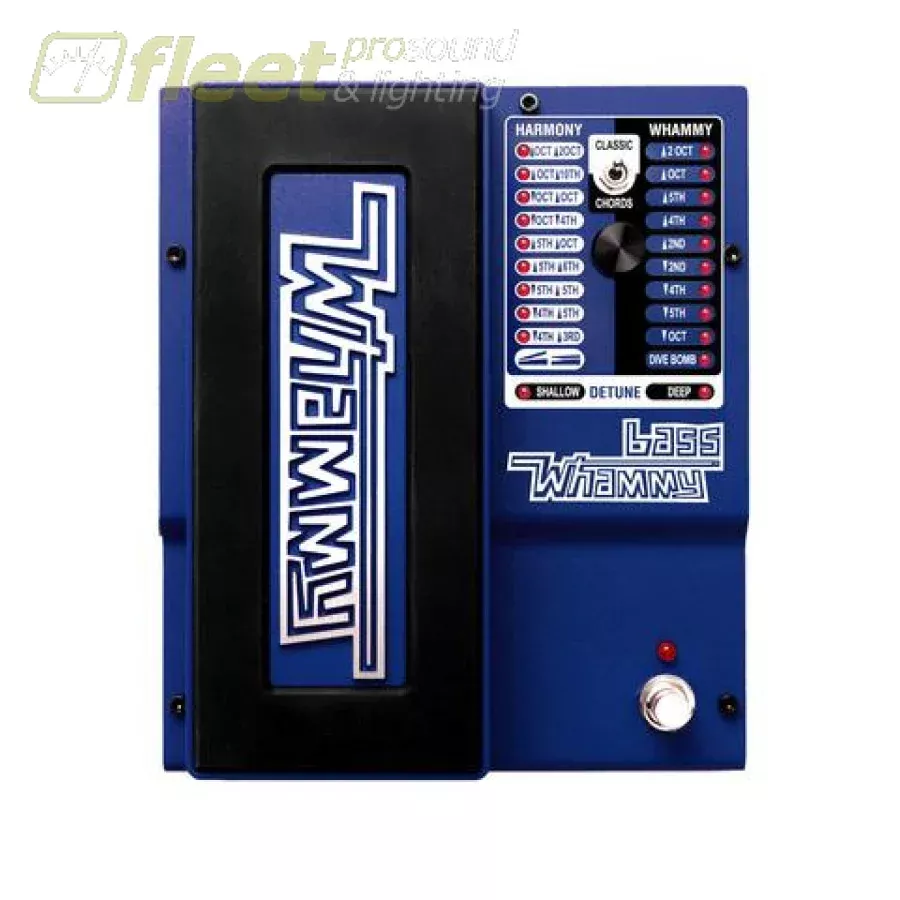 Digitech BASSWHAMMY 2 Mode Pitch Shift Bass Pedal