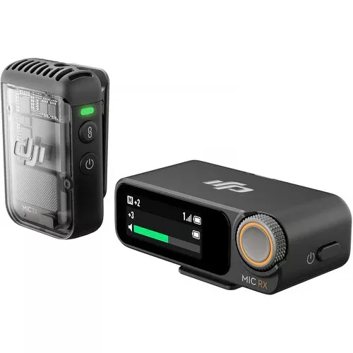 DJI Mic 2 Compact Digital Wireless Microphone System/Recorder (2.4 GHz)