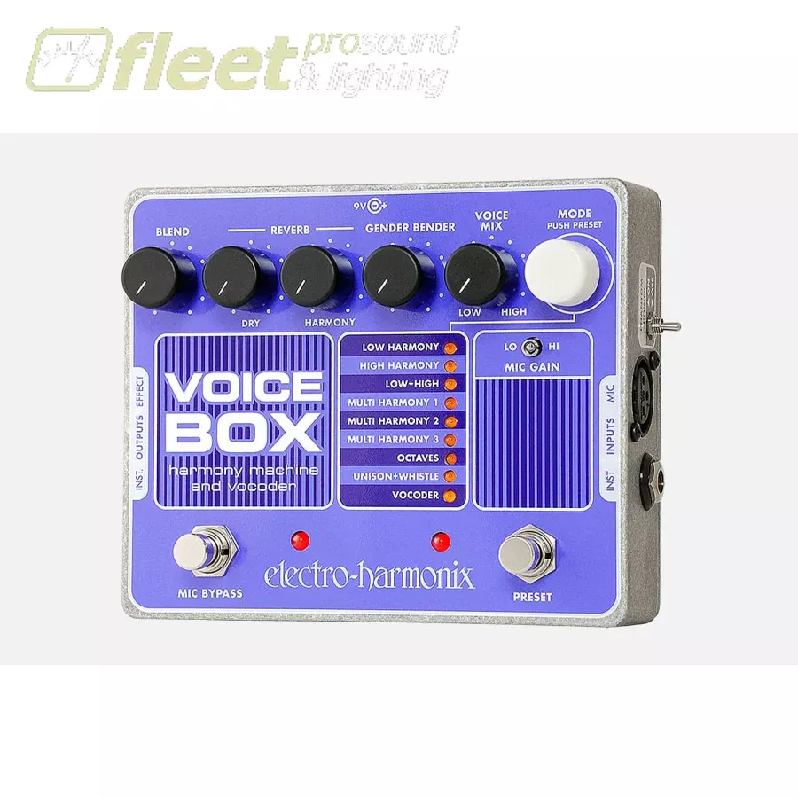 Electro-Harmonix Voice Box Vocal Harmony Machine/Vocoder