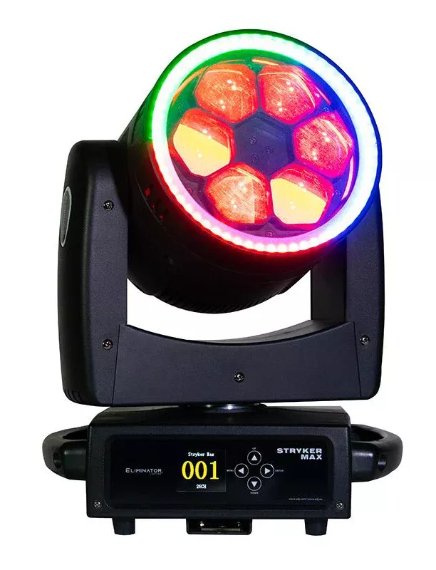 Eliminator Lighting ADJ Stryker Max 6x40W RGBW LED Wash Moving Head Light