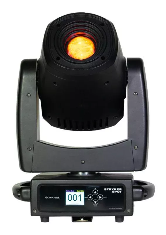 Eliminator Lighting ADJ Stryker Spot 7 Colors 150W LED Moving Head Spot Light