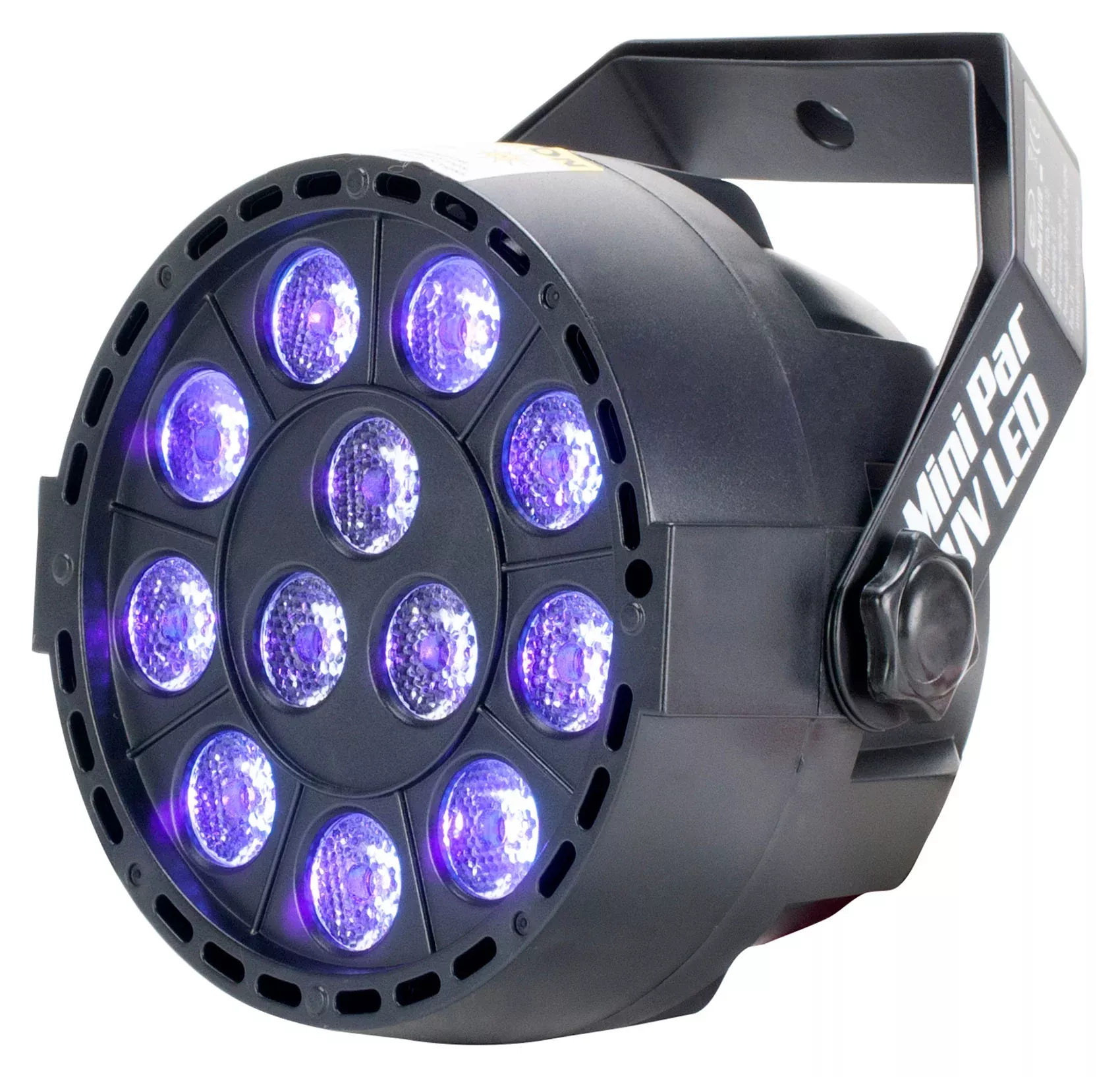 Eliminator Mini Par UV LED DMX Par Can Blacklight For DJ/Stage/Clubs/Bars ADJ