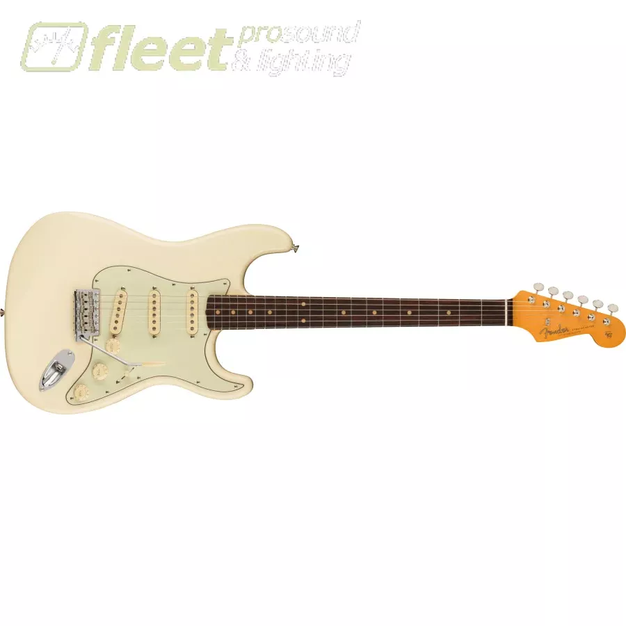 Fender American Vintage II 1961 Stratocaster, Rosewood Fingerboard, Olympic White, Model 0110250805