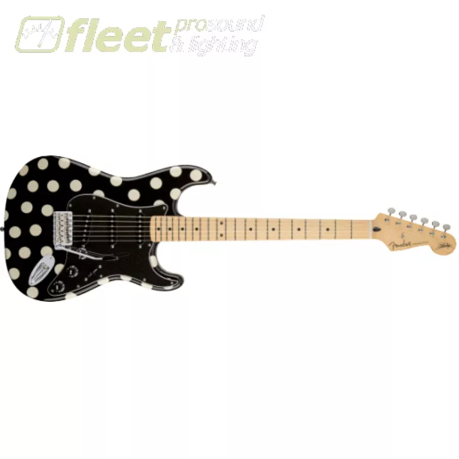 Fender Artist Buddy Guy Standard Stratocaster, Maple Fingerboard Guitar - Polka Dot Finish (0138802306)