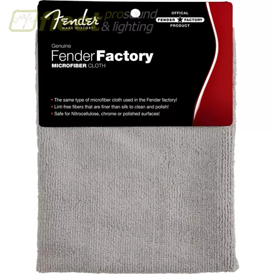 Fender Factory Microfiber Cloth - Gray (0990523000)