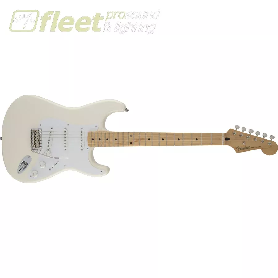 Fender Jimmie Vaughan Tex-Mex Strat, Maple Fingerboard Guitar - Olympic White (0139202305)