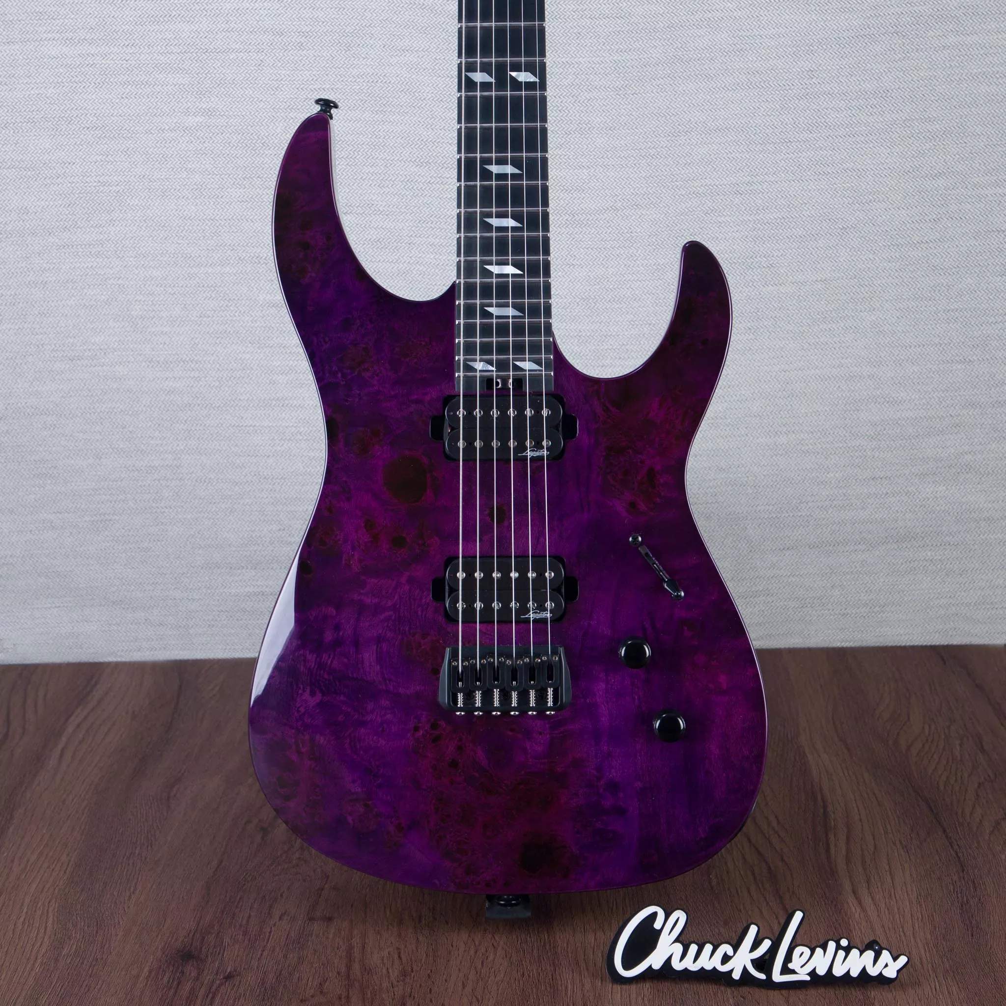 Legator N6SS Ninja Super Shred Series Electric Guitar - Magenta Burl
