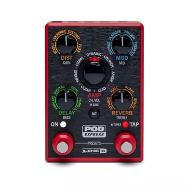 Line 6 POD Express Guitar - Portable Guitar Amplifier and Multi-Effects Processor