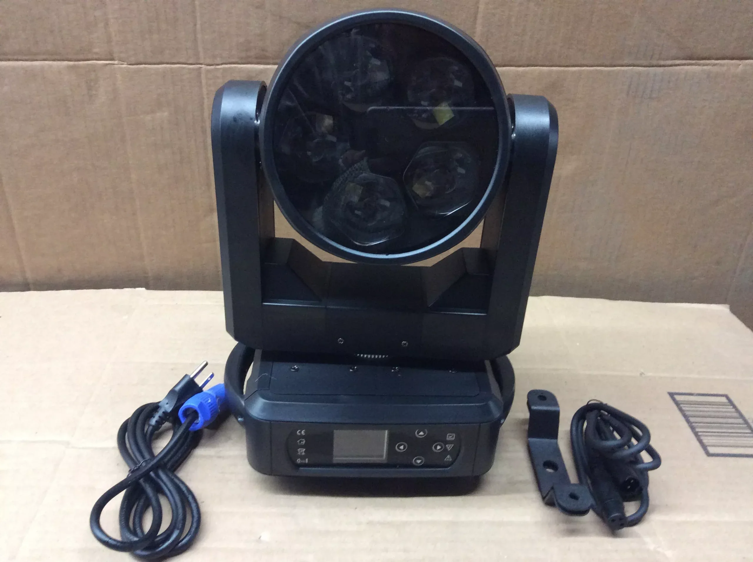 Moving Head 12x40W RGBW Wash Stage Light Road Case for Church Theater DJ Disco