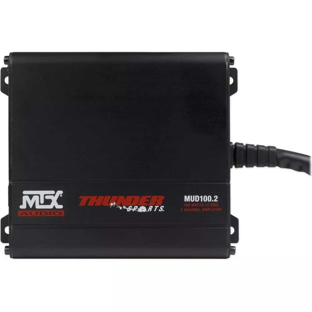MTX MUD100.2 200 Watt RMS 2-Channel Amplifier Amp For Polaris RZR/ATV/UTV/Cart