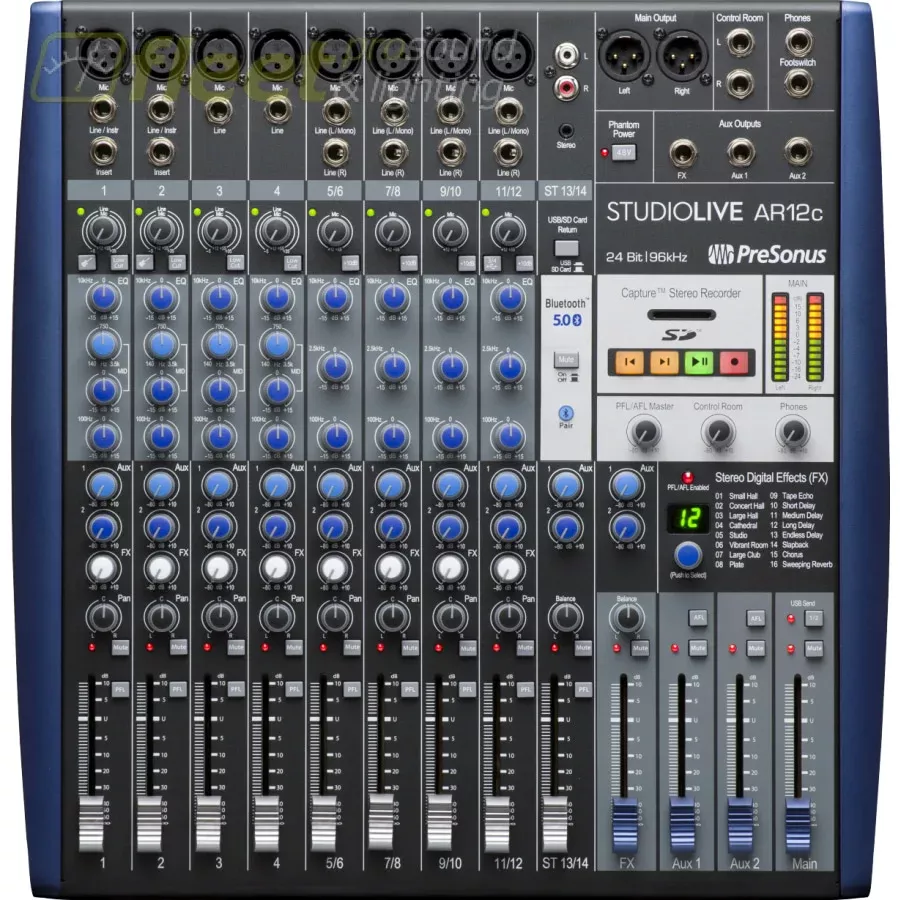 PreSonus StudioLive AR12C Analog Multitrack Recording & Live Mixer2779200101