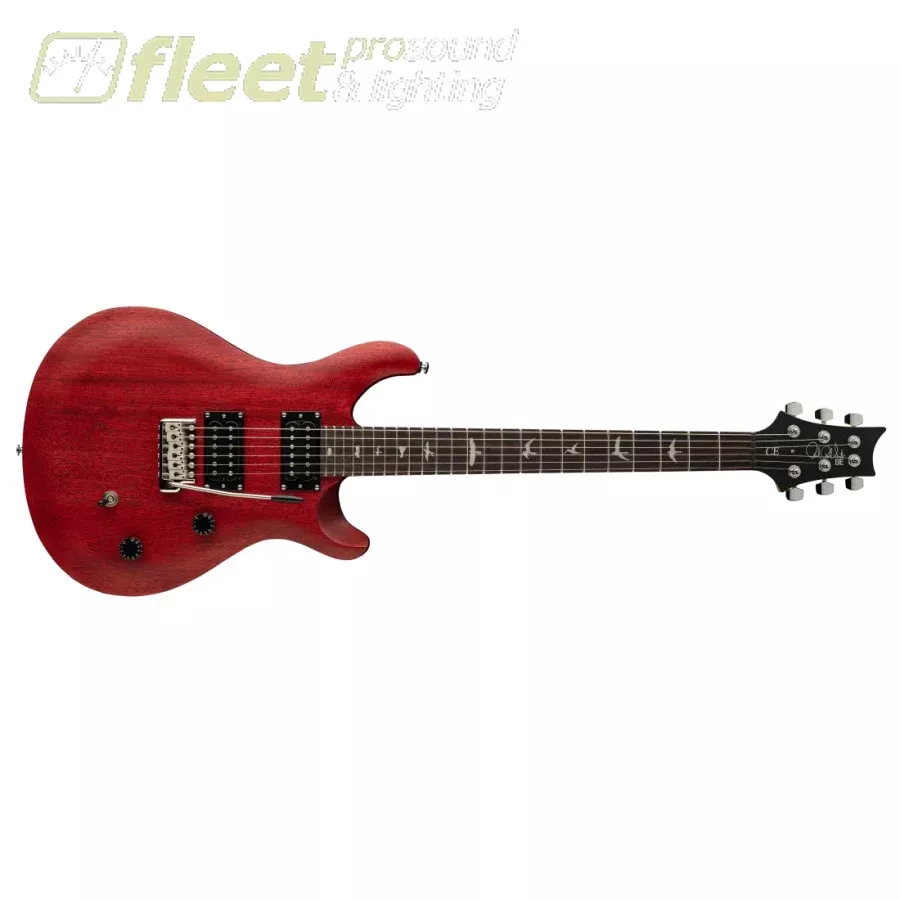 PRS SE CE24 Satin Electric Guitar in Vintage Cherry w/ Bag