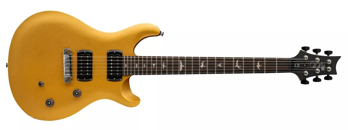 PRS SE CE24 STANDARD STOPTAIL STAIN, METALLIC GOLD WITH BAG: CS4HBRXN1:MD - 115976::MD