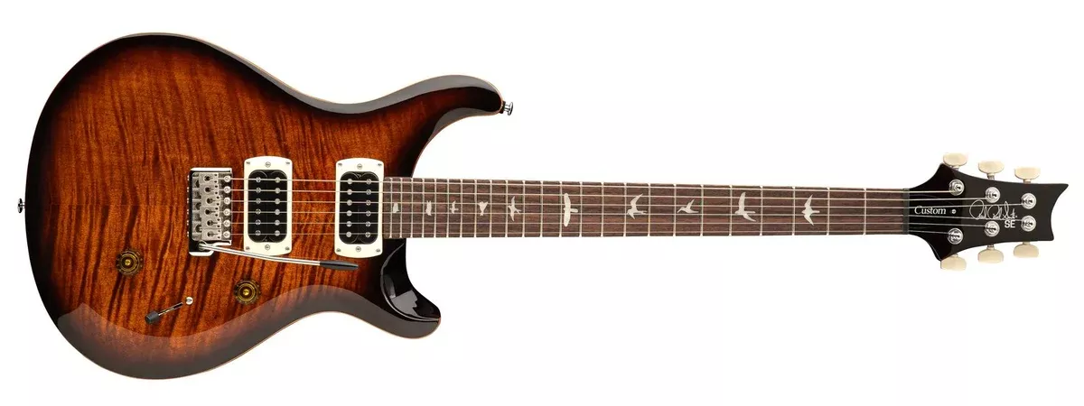 PRS SE Custom 24 CU4FXRXN1-BG , Rosewood Fretboard Guitar - Black Gold Sunburst