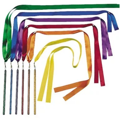 Rhythm Band Ribbon Wands 36" Set of 6
