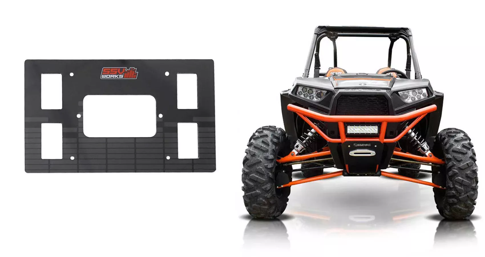 SSV RZ3-DM3 Dash Kit For MRB3 Receiver 2015-18 Polaris RZR 900s,1000,1000S+Turbo