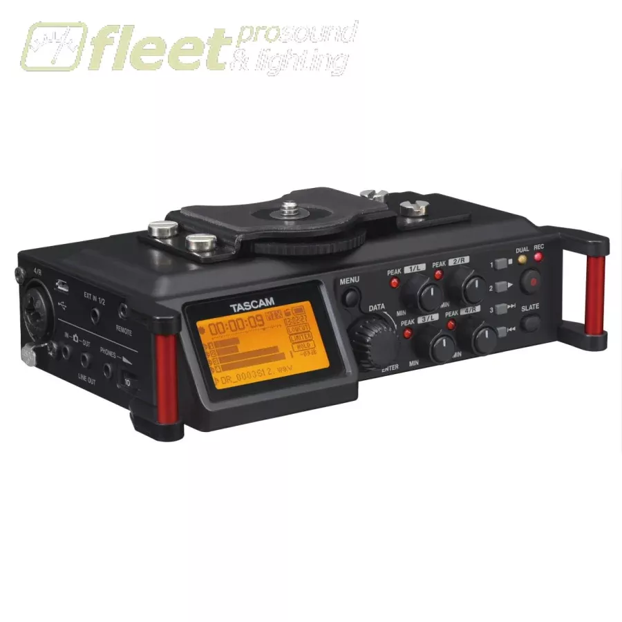 Tascam DR-70D 6-Track Portable Recorder for DSLR