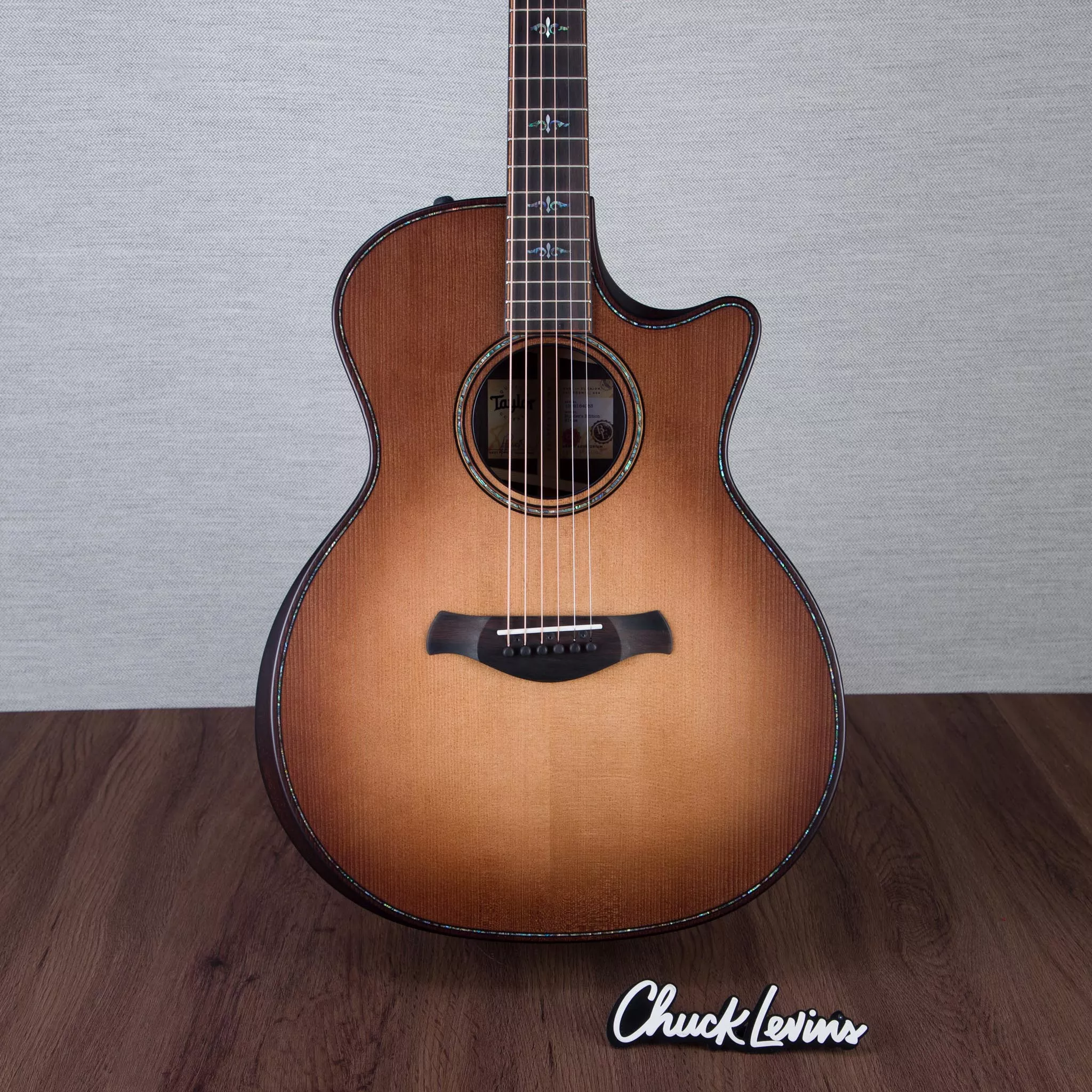 Taylor Bulder's Edition 914ce Indian Rosewood/Lutz Spruce Acoustic Electric Guitar - Wild Honey Burst - #1209164083