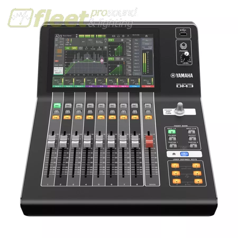 Yamaha DM3 22-Channel Digital Mixer with Dante