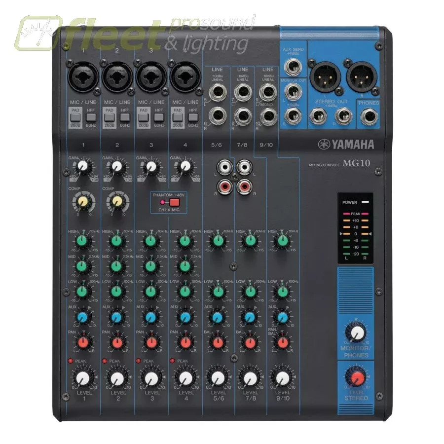 Yamaha MG10 10 Channel MG Series Mixer