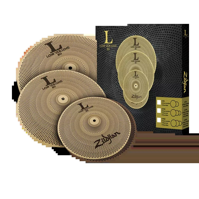 Zildjian L80 Low Volume 14"/16"/18" Cymbal Box Set